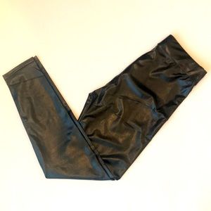 Faux Leather leggings, sz Sm